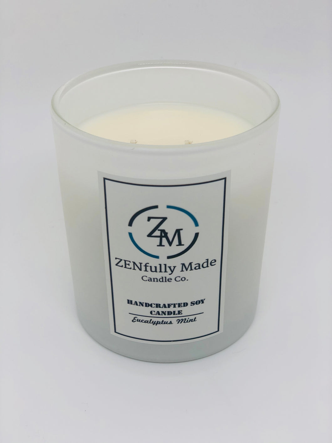 Eucalyptus Mint Aromatherapy Candle - ZENfully Made Candle Co.
